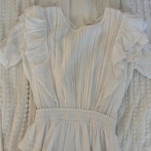 LoveShackFancy White Mini Dress